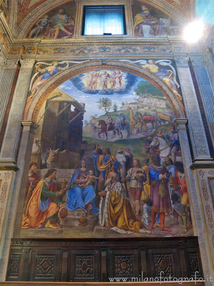 Saronno (Varese, Italy) - Adoration of the Magi in the Sanctuary of the Blessed Virgin of the Miracles